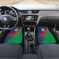 Custom Cricket African Namibia Car Mats Namibian Gold Sun Flag Motif - African Pride