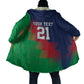 Custom Cricket African Namibia Cloak Namibian Gold Sun Flag Motif