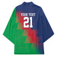 Custom Cricket African Namibia Kimono Namibian Gold Sun Flag Motif