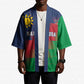 Custom Cricket African Namibia Kimono Namibian Gold Sun Flag Motif