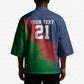 Custom Cricket African Namibia Kimono Namibian Gold Sun Flag Motif