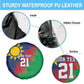Custom Cricket African Namibia Spare Tire Cover Namibian Gold Sun Flag Motif - African Pride