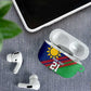 Custom Cricket African Namibia AirPods Case Namibian Sporty Pattern Flag Motif