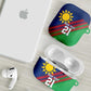 Custom Cricket African Namibia AirPods Case Namibian Sporty Pattern Flag Motif