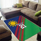Custom Cricket African Namibia Area Rug Namibian Sporty Pattern Flag Motif - African Pride
