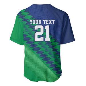 Custom Cricket African Namibia Baseball Jersey Namibian Sporty Pattern Flag Motif - African Pride