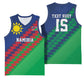 Custom Cricket African Namibia Basketball Jersey Namibian Sporty Pattern Flag Motif - African Pride