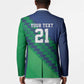 Custom Cricket African Namibia Blazer Namibian Sporty Pattern Flag Motif
