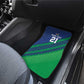 Custom Cricket African Namibia Car Mats Namibian Sporty Pattern Flag Motif - African Pride