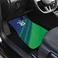 Custom Cricket African Namibia Car Mats Namibian Sporty Pattern Flag Motif - African Pride