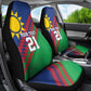 Custom Cricket African Namibia Car Seat Cover Namibian Sporty Pattern Flag Motif - African Pride