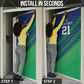 Custom Cricket African Namibia Door Cover Namibian Sporty Pattern Flag Motif