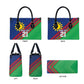 Custom Cricket African Namibia Leather Bag Namibian Sporty Pattern Flag Motif