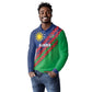 Custom Cricket African Namibia Long Sleeve Polo Shirt Namibian Sporty Pattern Flag Motif - African Pride