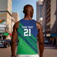 Custom Cricket African Namibia Men Tank Top Namibian Sporty Pattern Flag Motif - African Pride