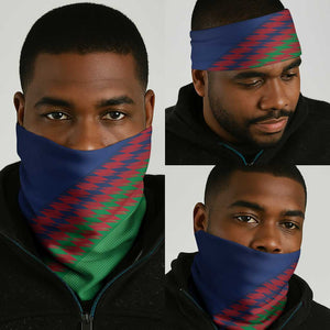 Cricket African Namibia Neck Gaiter Namibian Sporty Pattern Flag Motif - African Pride