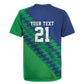 Custom Cricket African Namibia Rugby Jersey Namibian Sporty Pattern Flag Motif - African Pride