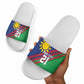Custom Cricket African Namibia Slide Sandals Namibian Sporty Pattern Flag Motif