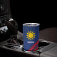 Custom Cricket African Namibia Tumbler Cup Namibian Sporty Pattern Flag Motif - African Pride