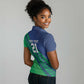 Custom Cricket African Namibia Women Polo Shirt Namibian Sporty Pattern Flag Motif - African Pride