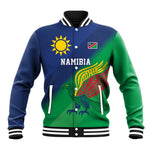 Custom Rugby African Namibia Baseball Jacket Welwitschias African Fish Eagle - African Pride