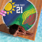 Custom Rugby African Namibia Beach Blanket Welwitschias African Fish Eagle - African Pride