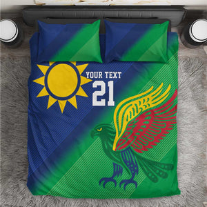 Custom Rugby African Namibia Bedding Set Welwitschias African Fish Eagle - African Pride