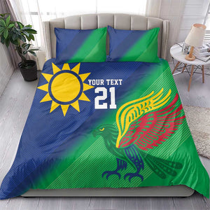 Custom Rugby African Namibia Bedding Set Welwitschias African Fish Eagle - African Pride