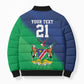 Custom Rugby African Namibia Bomber Puffer Jacket Welwitschias African Fish Eagle