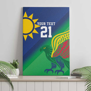 Custom Rugby African Namibia Canvas Wall Art Welwitschias African Fish Eagle - African Pride