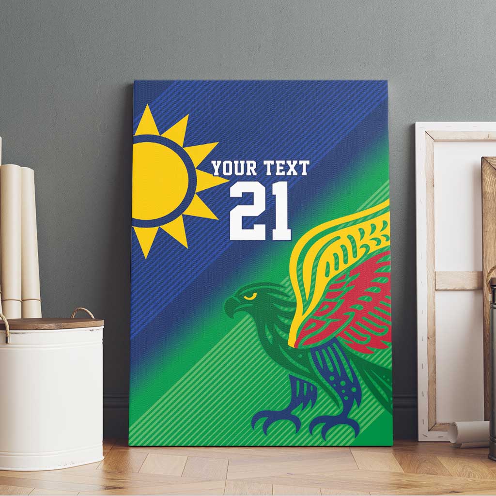 Custom Rugby African Namibia Canvas Wall Art Welwitschias African Fish Eagle - African Pride
