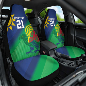 Custom Rugby African Namibia Car Seat Cover Welwitschias African Fish Eagle - African Pride