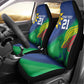 Custom Rugby African Namibia Car Seat Cover Welwitschias African Fish Eagle - African Pride