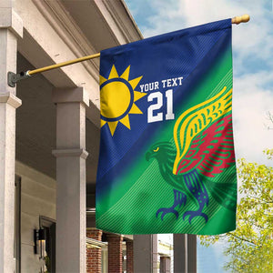 Custom Rugby African Namibia Garden Flag Welwitschias African Fish Eagle - African Pride