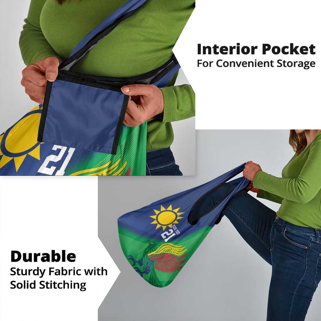 Custom Rugby African Namibia Grocery Bag Welwitschias African Fish Eagle - African Pride