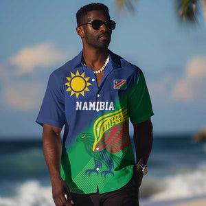 Custom Rugby African Namibia Hawaiian Shirt Welwitschias African Fish Eagle - African Pride