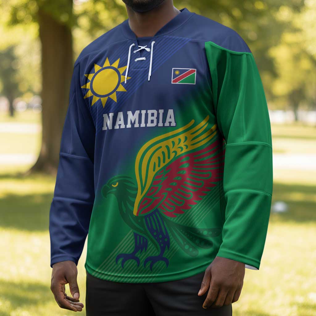 Custom Rugby African Namibia Hockey Jersey Welwitschias African Fish Eagle