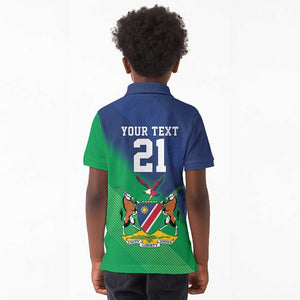 Custom Rugby African Namibia Kid Polo Shirt Welwitschias African Fish Eagle - African Pride