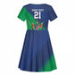 Custom Rugby African Namibia Kid Short Sleeve Dress Welwitschias African Fish Eagle - African Pride
