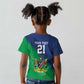 Custom Rugby African Namibia Kid T shirt Welwitschias African Fish Eagle - African Pride