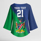 Custom Rugby African Namibia Kimono Sleeve Blouse Welwitschias African Fish Eagle