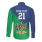 Custom Rugby African Namibia Long Sleeve Button Shirt Welwitschias African Fish Eagle - African Pride
