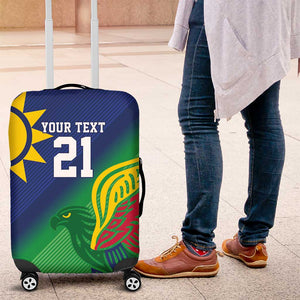 Custom Rugby African Namibia Luggage Cover Welwitschias African Fish Eagle - African Pride
