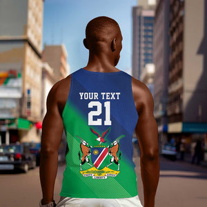 Custom Rugby African Namibia Men Tank Top Welwitschias African Fish Eagle - African Pride