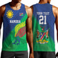 Custom Rugby African Namibia Men Tank Top Welwitschias African Fish Eagle - African Pride