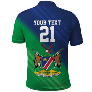 Custom Rugby African Namibia Polo Shirt Welwitschias African Fish Eagle - African Pride