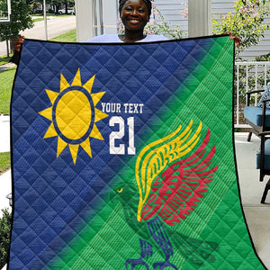 Custom Rugby African Namibia Quilt Welwitschias African Fish Eagle - African Pride