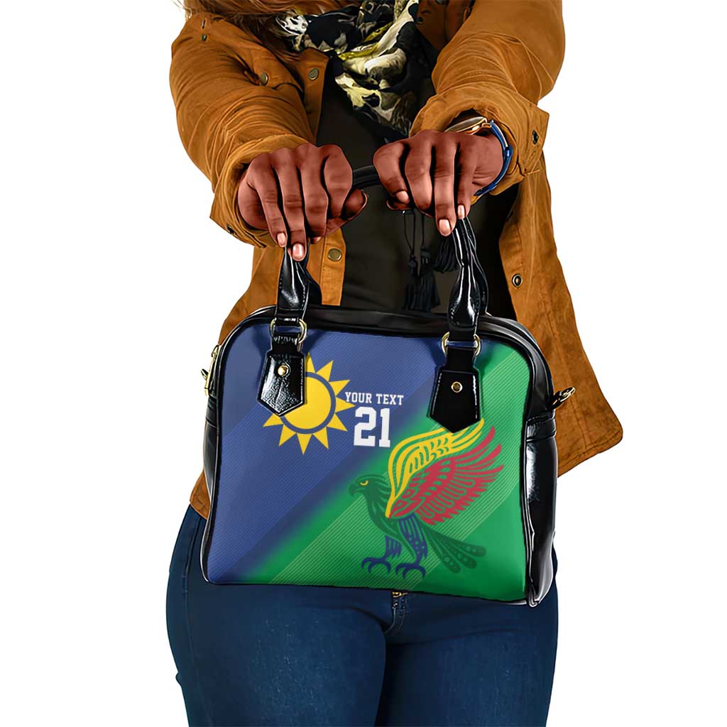 Custom Rugby African Namibia Shoulder Handbag Welwitschias African Fish Eagle - African Pride