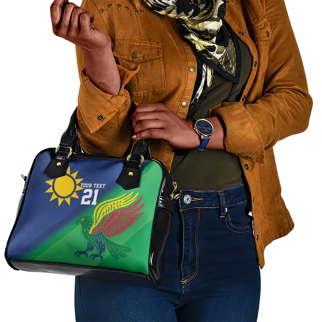 Custom Rugby African Namibia Shoulder Handbag Welwitschias African Fish Eagle - African Pride