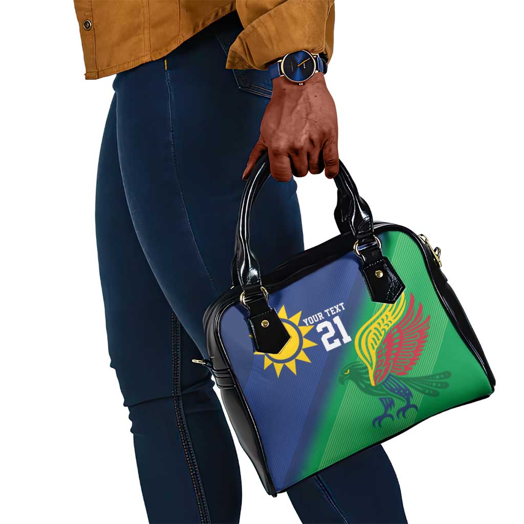 Custom Rugby African Namibia Shoulder Handbag Welwitschias African Fish Eagle - African Pride